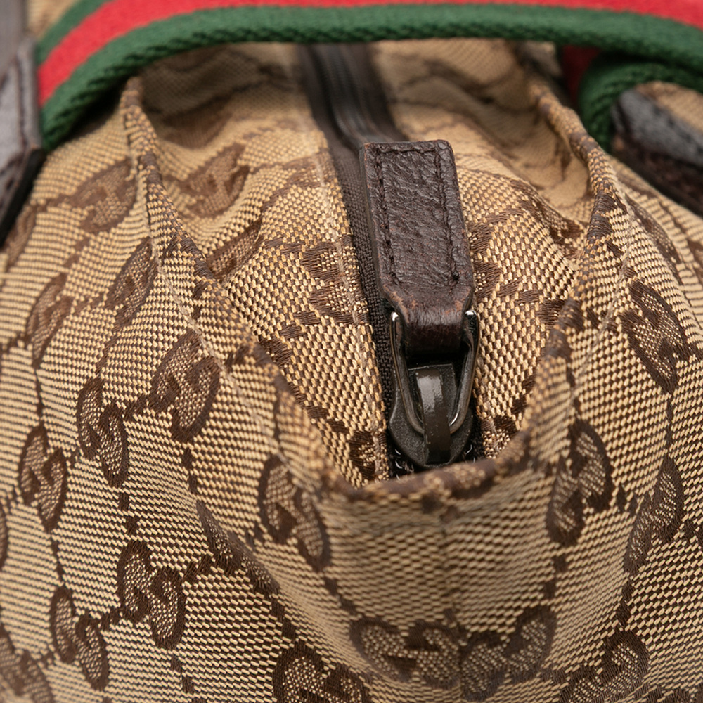 Pre-Loved Gucci GG Canvas Web Tote - Picture 8 of 9
